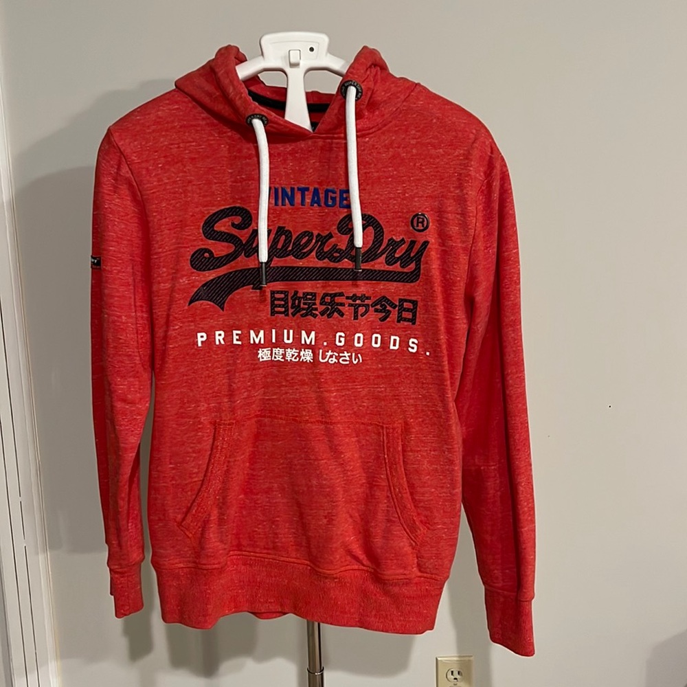 Vintage SuperDry hooded sweatshirt.